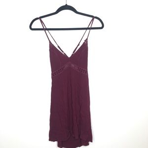 Free People Intimately Lace Crochet Slip Dress